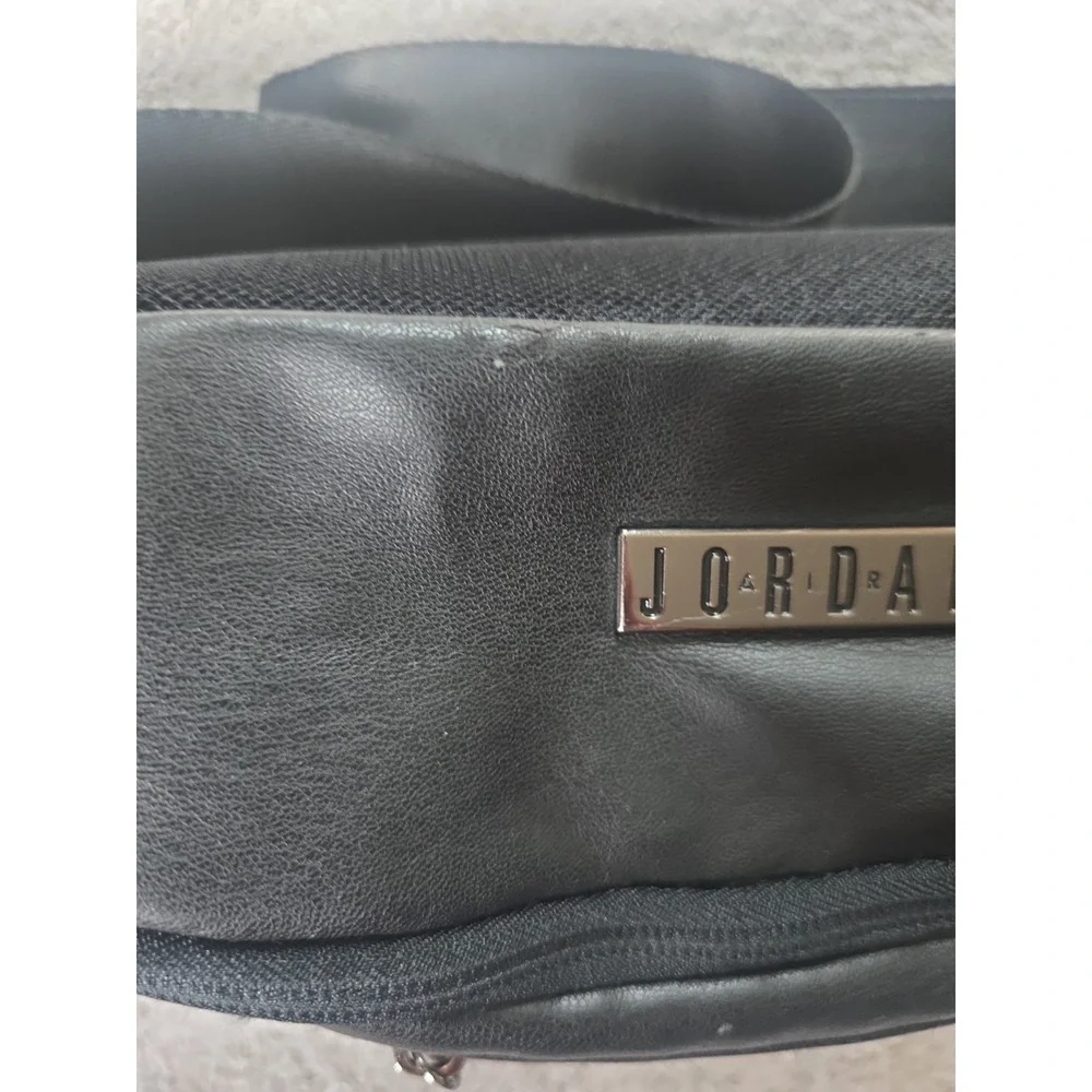 Jordan AJ Regal Black Crossbody Bag 2016 9A0138-KR5 - Very Good/Strap Fray Repai